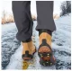 MOUNTAIN GOAT Ice Snow Traction Cleats Crampons Anti-Slip Snow Shoes Cleats for Men Women Hiking, Size L (41-44)
