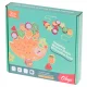 Wooden Balancing Game and Lacing Toy Hedgehog with Fruits
