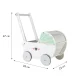 ECOTOYS Wooden Doll Stroller & Push Walker Cart