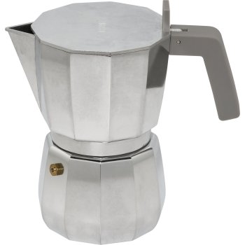 Гейзерная кофеварка Alessi Moka Espresso DC06/6, 300 мл, Серебристая