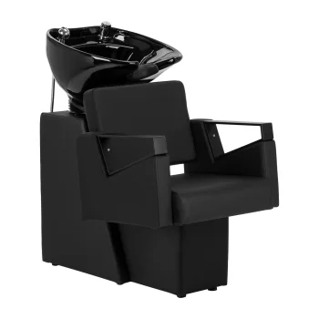 Hairdressing Wash Unit Hair System Duplex Noir, Black
