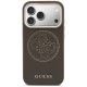 Guess Perforated 4G MagSafe Case for iPhone 17 Pro - Brown