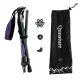 Qunature 60000601 Trekking Pole Aluminum 110-130 cm 1 pc., Purple
