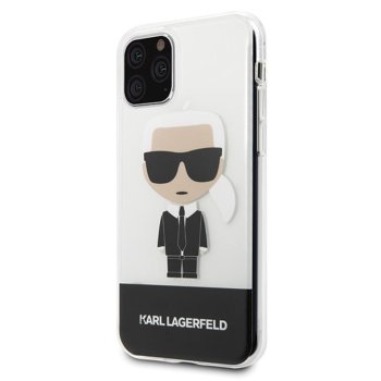 Apple iPhone 11 Pro 5.8'' Karl Lagerfeld Ikonik Karl Cover Case, Transparent