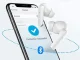 Wireless Bluetooth In-Ear Earphones with LED Charging Case, White