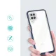 Hybrid Armor Clear 3 in 1 Case for Samsung Galaxy A22 4G, Blue