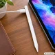 Active touchscreen stylus with USB-C and 2 mm tip, white