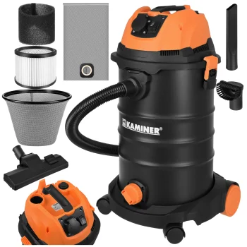 KAMINER MWD245S wet and dry industrial vacuum cleaner, 30 l, 1400 W