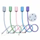 Modern 5-Light Pastel Pendant Chandelier Lamp