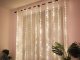 Christmas Curtain, String Wire Fairy Lights, 300 LED, USB, Warm White