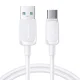 Joyroom Multi-Color Series A14 USB-A to USB-C Cable, 3A, 1.2m, White