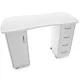 Manicure Desk 2027 with Two Cabinets, White