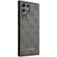 Guess Samsung Galaxy S24 Ultra Case 4G Metal Gold Logo, Black