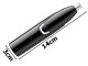 Rechargeable 3-in-1 Trimmer for Nose, Ears, Beard, and Eyebrows, Black
