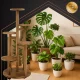 Ruhhy Wooden Plant Stand on Wheels, 6 Tiers, 86 cm