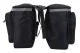 Bicycle Rear Rack Pannier Bag RW1 with 4 Compartments, Black