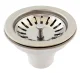 Sink Plug with Strainer Basket AG568A, Silver