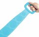 Bath Sponge Shower Body Massager Silicone Brush, Blue