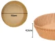 Round Paper Liners for Air Fryer, 16cm, 50 pcs
