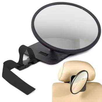 Car Baby Observation Mirror, 360° Swivel, 19 cm
