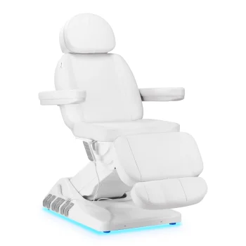 Sillon Luxury Electric Cosmetic Chair with 3 Motors, White