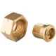Meva Gas Cylinder Reduction Adapter 21.8mm L - 3/8\" L