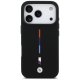 BMW M Silicon Tricolor Line MagSafe Phone Case Cover iPhone 17 Pro - Black