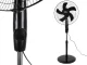 Verk Group Pedestal Fan, 40W, 40cm, Black