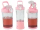 Portable Wireless Smoothie Blender and Ice Crusher 600ml USB-C, Pink