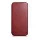 iCarer Leather Folio Case for iPhone 14 Plus with MagSafe AKI14220707-RD, Red