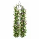 Metal Garden Pergola for Plants, 196 cm, Black