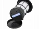 Rechargeable LED Camping Lamp with Hook and Torch Effect, Black