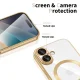 Tech-Protect MagFlex MagSafe Case for iPhone 17 Transparent Gold