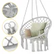 4Fizjo BOHO Hanging Garden Chair / Swing, Grey