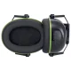 Uvex K10 Hearing Protection Earmuffs, Black/Green