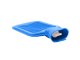Rubber Hot Water Bottle, Heating Pad, Warmer, Water-Filled Bag 2L, Blue