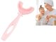 Silicone Manual Toothbrush For Children, Pink