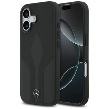 Mercedes Leather The Move MagSafe Phone Case Cover iPhone 17 - black