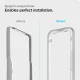 Spigen ALM Glass FC Tempered Glass for iPhone 13 / 13 Pro / 14, Black