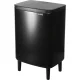 Brabantia Bo Hi Trash Bin 12 L, Matte Black