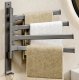 Towel Rail with 4 Swivel Arms DA261A, Grey
