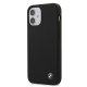 Apple iPhone 12 mini 5.4\'\' BMW Signature Silicone Case Cover (BMHCP12SSILBK), Black
