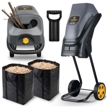 Humberg Hm-650 elektriskais zaru smalcinātājs 2500W + 2x 45L maisi