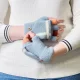 Women\'s and Children\'s Winter Phone Mitten Gloves, Universal Size - Blue