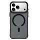 3mk Smoke MagCase for iPhone 17 Pro Max, Black Semi-Transparent