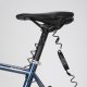 Wozinsky WBN-01R bicycle lock a bicycle helmet, waterproof, 4-digit combination - black