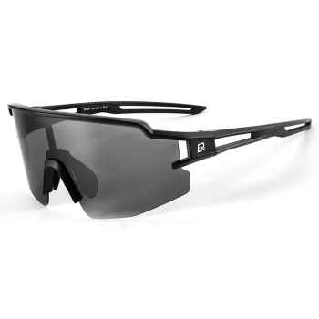 Rockbros Polarized Cycling Glasses with UV Protection and Corrective Insert, Black
