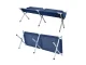 Folding Camping Bed with Carry Bag, Dark Blue