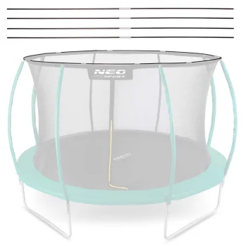 Neo-Sport Trampoline Safety Net Top Ring Type C 252 cm 8ft