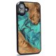 Bewood unikāls korpuss iPhone 16 Plus - tirkīza krāsā | Unique Case for Turquoise